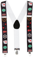 Poker casino suspenders