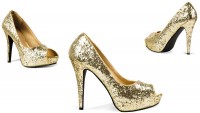 Sexy high heels gold