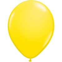 12 Trikolore Ballons rot-schwarz-gelb 23cm