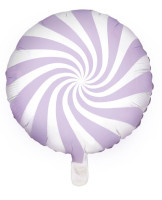 Candy Party folieballon lavendel 45cm