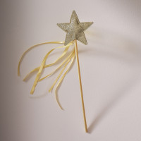 Anteprima: Bacchetta magica con stella in oro