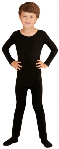 Long-sleeved children's bodysuit black