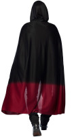 Anteprima: Mantello oscuro con cappuccio rosso-nero