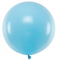Vorschau: XL Ballon Partyriese babyblau 60cm