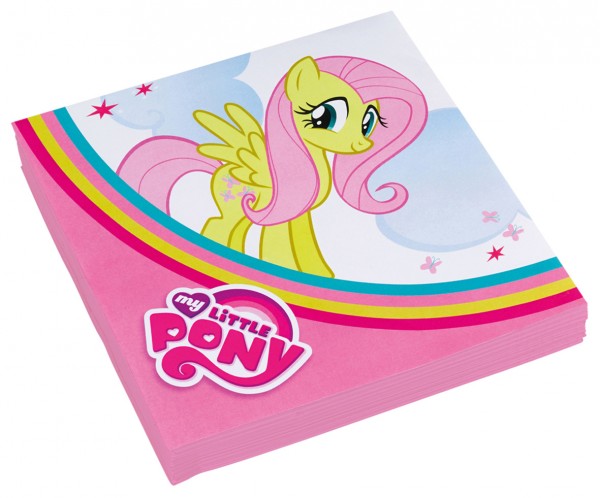 Serviettes My Little Pony Twilight Sparkle & Fluttershy 20 pièces 2