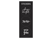 Preview: 6 gift bags with motto stickers