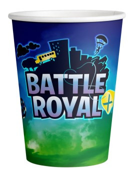 8 kubków urodzinowych Battle Royal 250 ml