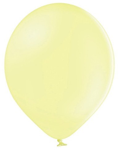 100 Partystar Luftballons pastellgelb 30cm
