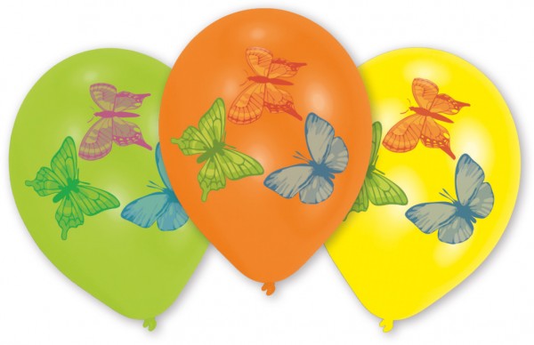 8er Set Fly Like A Butterfly Luftballons