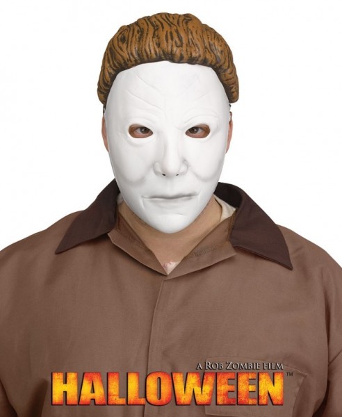 Weiße Michael Myers Latex Maske