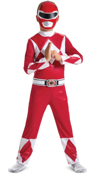 Red Power Ranger kids costume