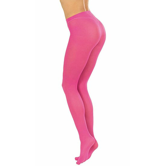 XL ondoorzichtige panty roze 40 denier