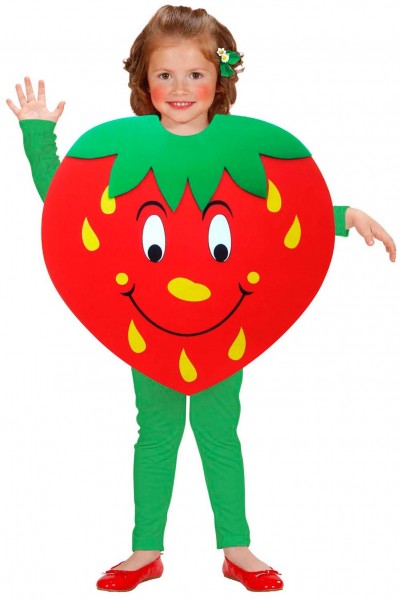 Emilia Strawberry Child Costume 2