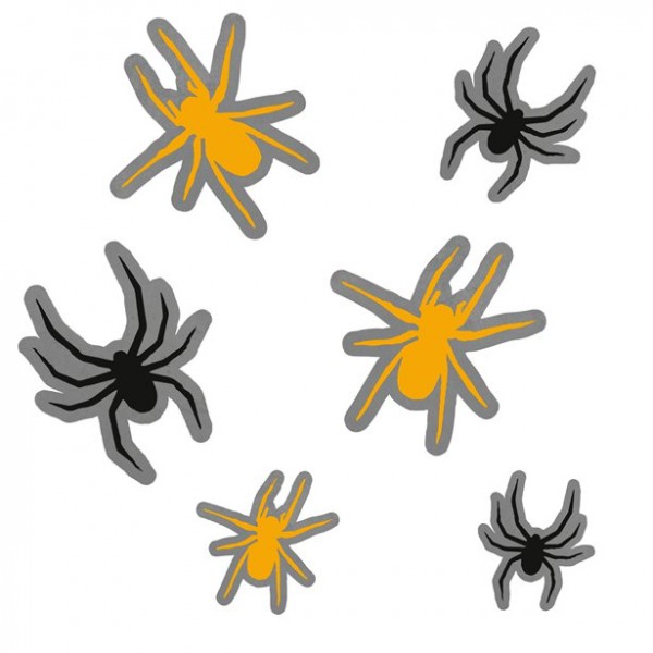 Spinnen Fenstersticker Webmaster