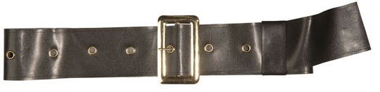 Cinturón ancho universal con hebilla dorada 2