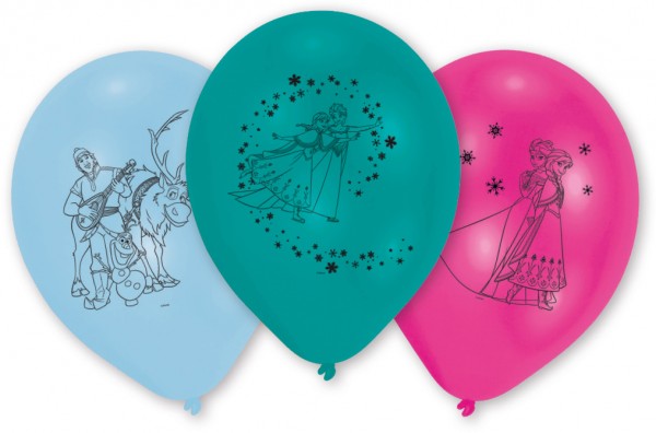 10 Frozen Eiszauber balloons 25cm