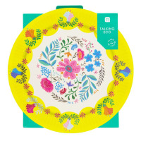 Preview: 12 Mexican Fiesta paper plates 23cm