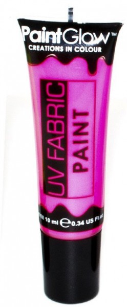 Pinkfarbene UV Stofffarbe 10ml