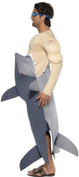 Shark attack herrkostym 3