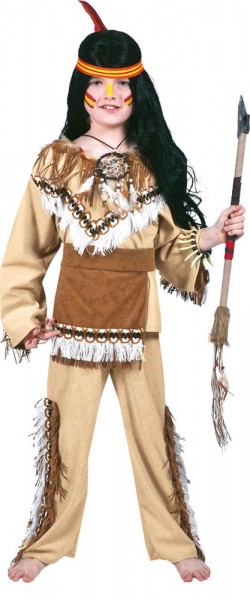 Indian cunning eagle child costume
