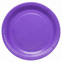 Aperçu: 8 Assiettes en Carton Eco Violet 23cm