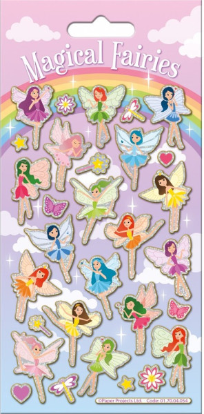 Glittering Magical Fairies Stickers