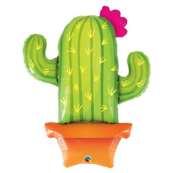 Blooming cactus foil balloon 99cm