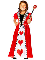 Queen of Hearts pige kostume