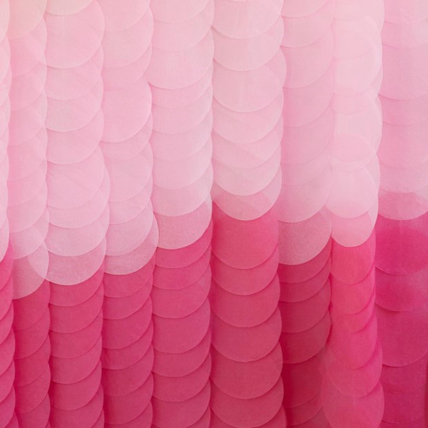 Pretty Pink Eco Vorhang 2m x 2m