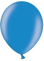 Vista previa: 10 globos metalizados estrella de fiesta azul royal 27cm