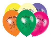 Widok: 6 balonów sylwestrowych Do Siego Roku 27cm