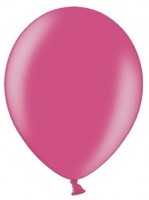 Oversigt: 10 feststjerner metalliske balloner lyserøde 27cm