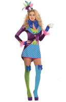 Ms Hatter Costume da donna colorato