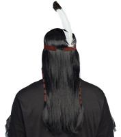 Preview: Indian feather headband wig