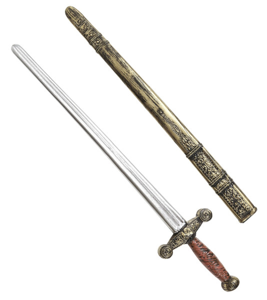 Épée de chevalier antique 75cm
