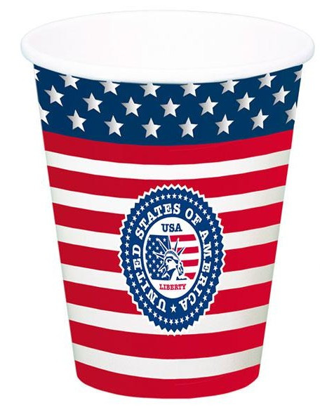 8 XL Size USA Party Cups 700ml