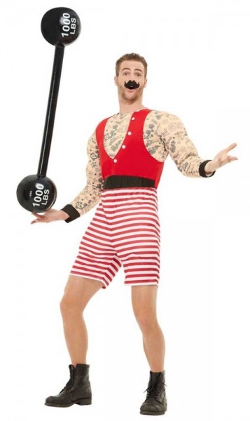 Circus weightlifter costume for men