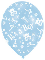 Voorvertoning: 6 ballonnen Welcome Little Prince 27,5 cm