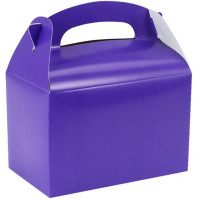 Geschenkbox rechteckig violett15cm