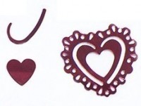 Preview: Scattered decoration hearts red 15g