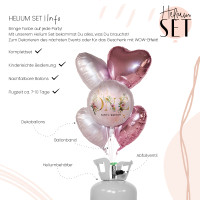 Vorschau: ONE Floral Ballonbouquet-Set mit Heliumbehälter