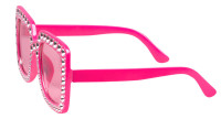 Vista previa: Gafas de fiesta Bling Bling rosa