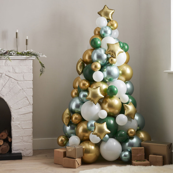 Árbol de navidad Árbol de globos 117 piezas