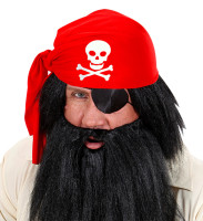 Vorschau: Piraten Kappe Bandana rot