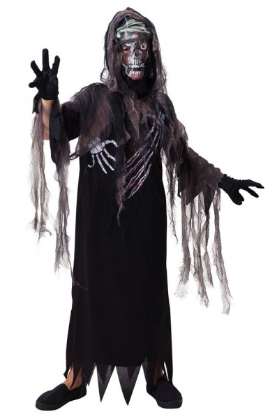 Horrible monster skeleton costume for kids