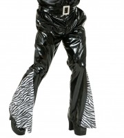 Preview: Zebra lacquer look flared pants