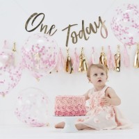 One Today party set pink 8 pieces