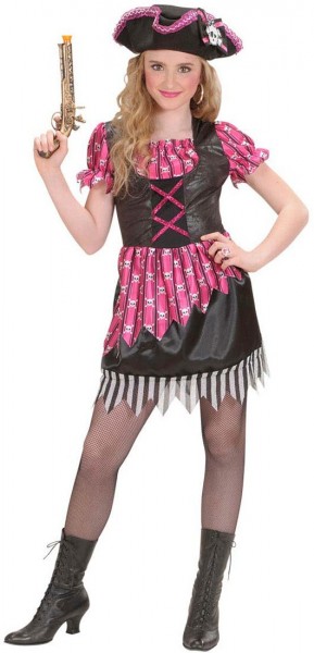 Pinkes Piraten Lady Kostüm 2