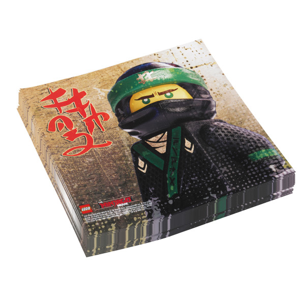 20 Ninjago Movie Servietten 33cm