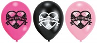 Vorschau: 6er Luftballon Set Happy Birthday